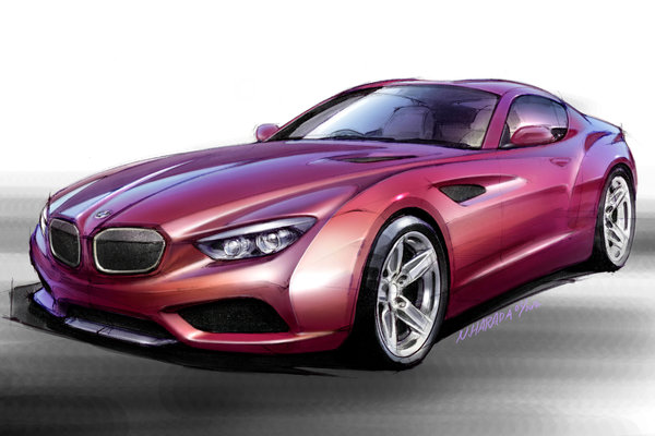 2012 BMW Zagato Coupe design sketch