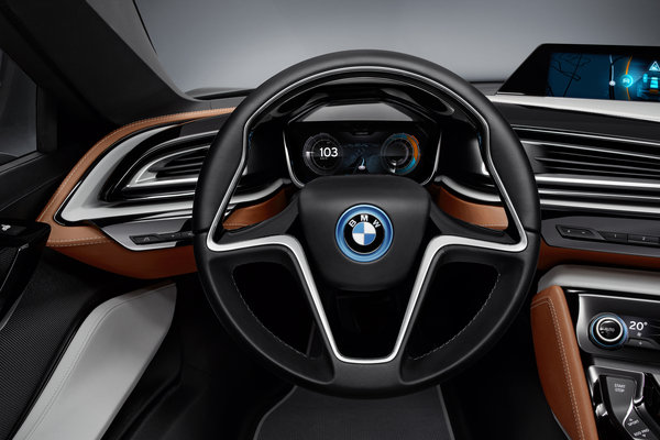 2012 BMW i8 Concept Spyder Instrumentation