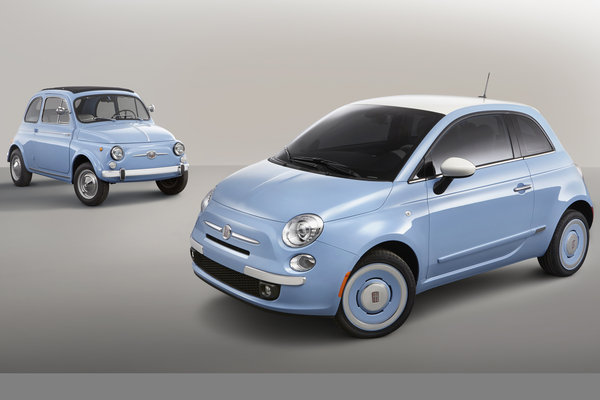 2014 Fiat 500 1957 Edition and 1957 Fiat 500