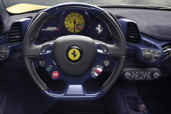 2014 Ferrari 458 Speciale A Spider Instrumentation
