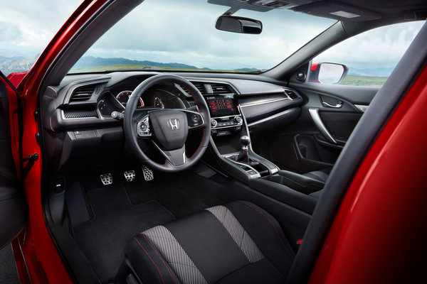 2017 Honda Civic Si coupe Interior