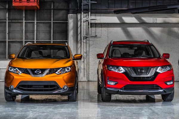 2017 Nissan Rogue and Rogue Sport