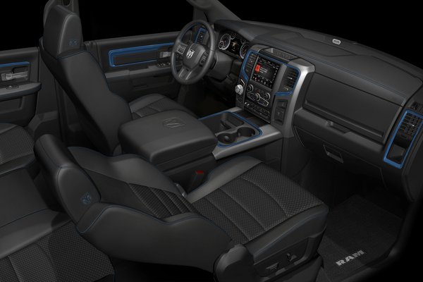 2018 Ram 1500 Crew Cab Hydro Blue Sport Interior