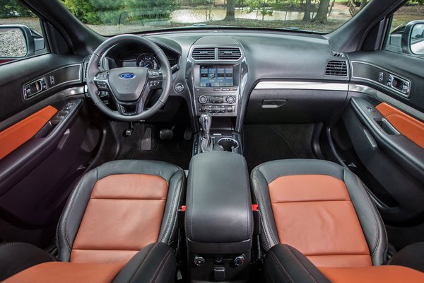 2019 Ford Explorer Desert Copper Edition Interior