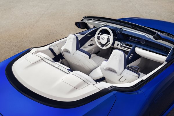 2021 Lexus LC Convertible Interior