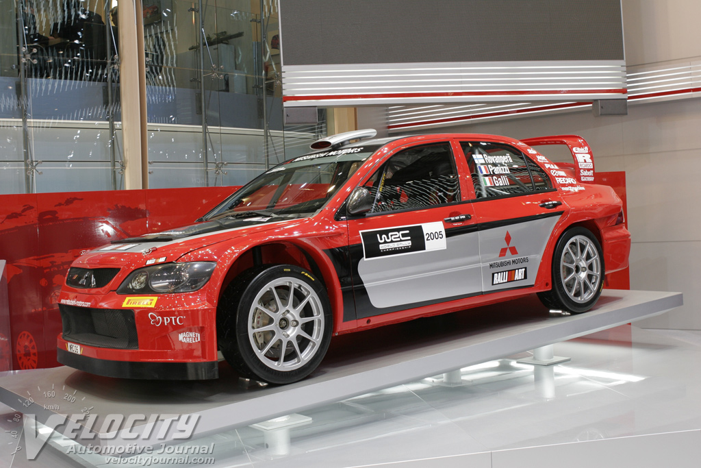 2005 Mitsubishi Evolution WRC car