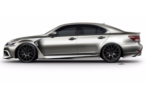 2012 Lexus PROJECT LS F SPORT by Five Axis