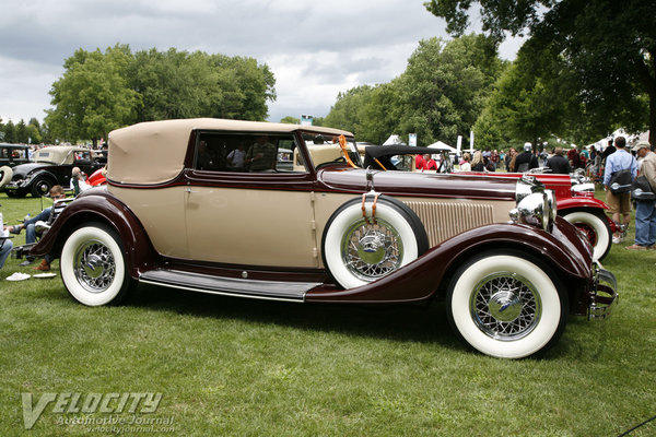 1933 Lincoln KB Convertible Victoria by Brunn