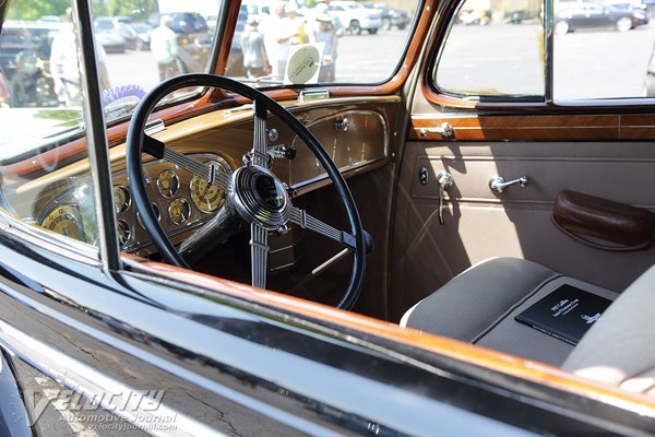 1937 Cadillac Series 90 Stationary Coupe Interior