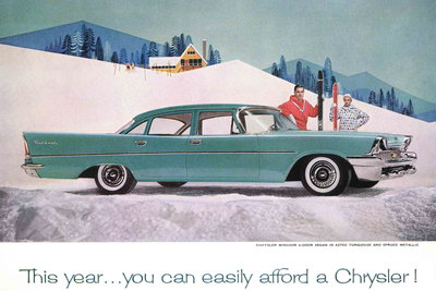 1960 Chrysler Windsor sedan ad