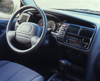 2000 Suzuki Grand Vitara instrument panel