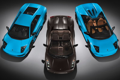 2008 Lamborghini Murcielago LP640 and Gallardo Spyder (2008 Detroit Auto Show Cars)