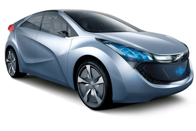 2009 Hyundai Blue Will Plug-In Hybrid Electric