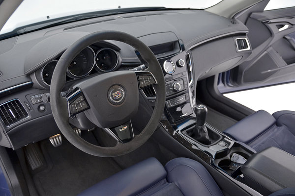 2013 Cadillac CTS-V Sedan Stealth Blue Edition Interior