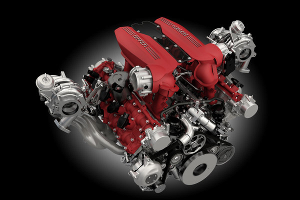 2016 Ferrari 488 GTB Engine