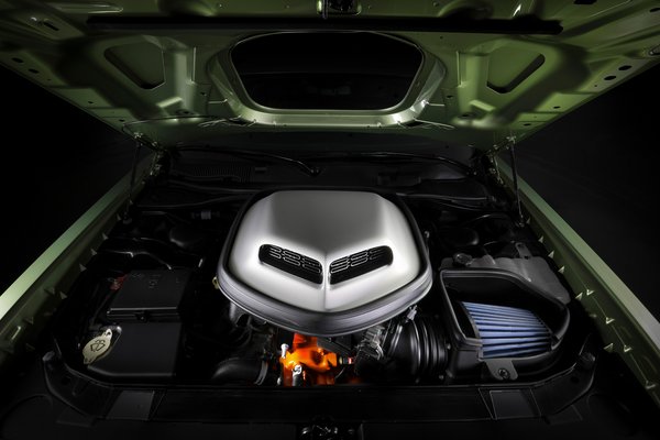 2021 Dodge Challenger Holy Guacamole Engine