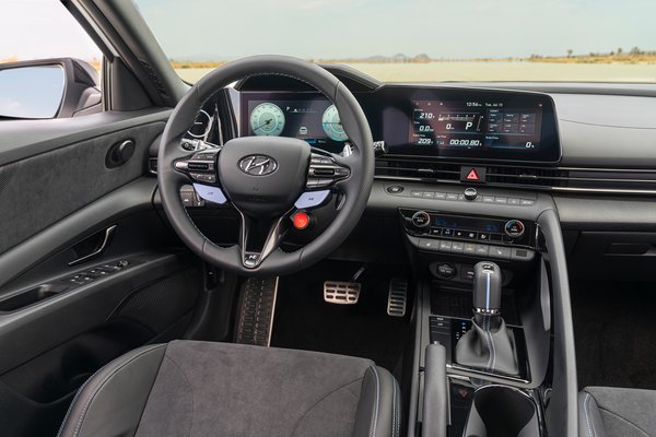 2022 Hyundai Elantra N sedan Interior