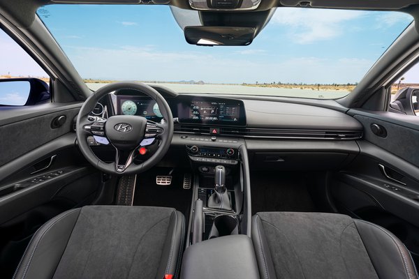 2022 Hyundai Elantra N sedan Interior
