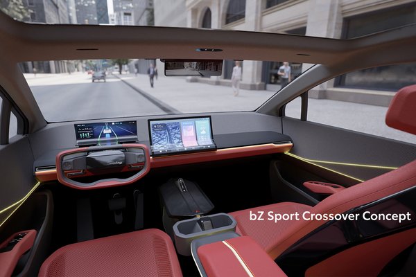 2023 Toyota bZ Sport Crossover Interior